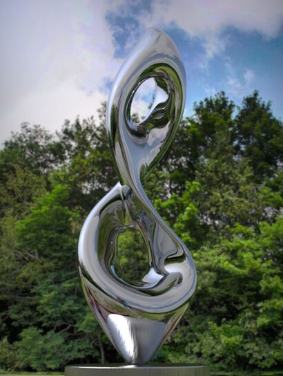 Spiral Nebula#4 - A Sculpture & Installation Artwork by Daniel Kei Wo